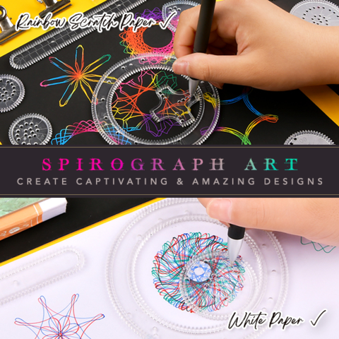 Spirograph Geometric Ruler Set