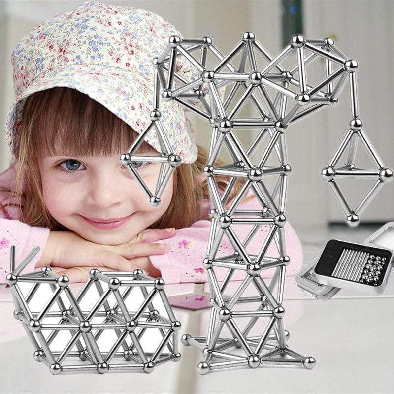 DIY Magnetic Sticks And Balls Building Toys Set