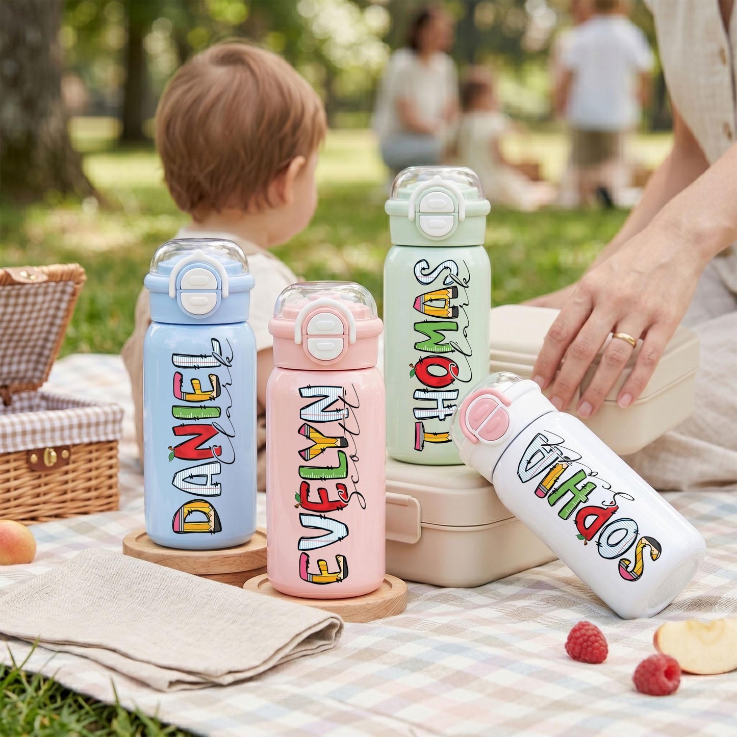 Personalized kids water bottle