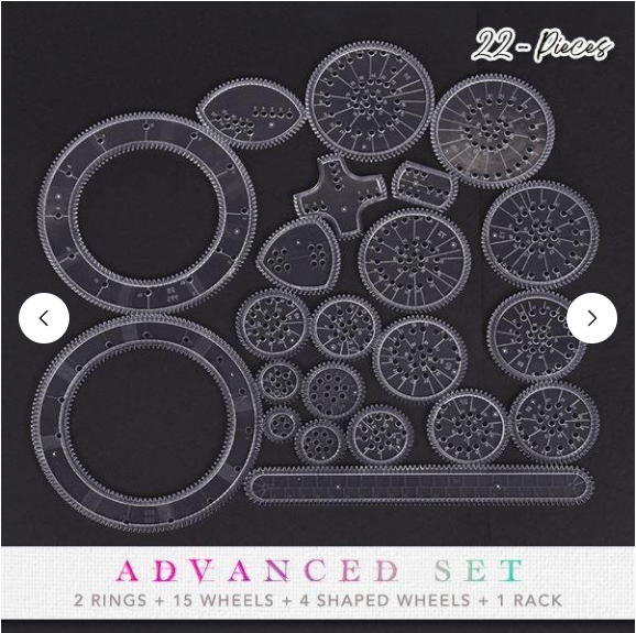 Spirograph Geometric Ruler Set