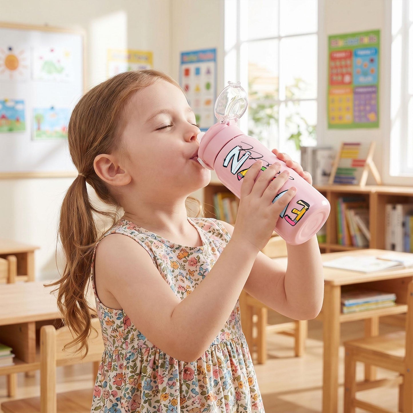 Personalized kids water bottle