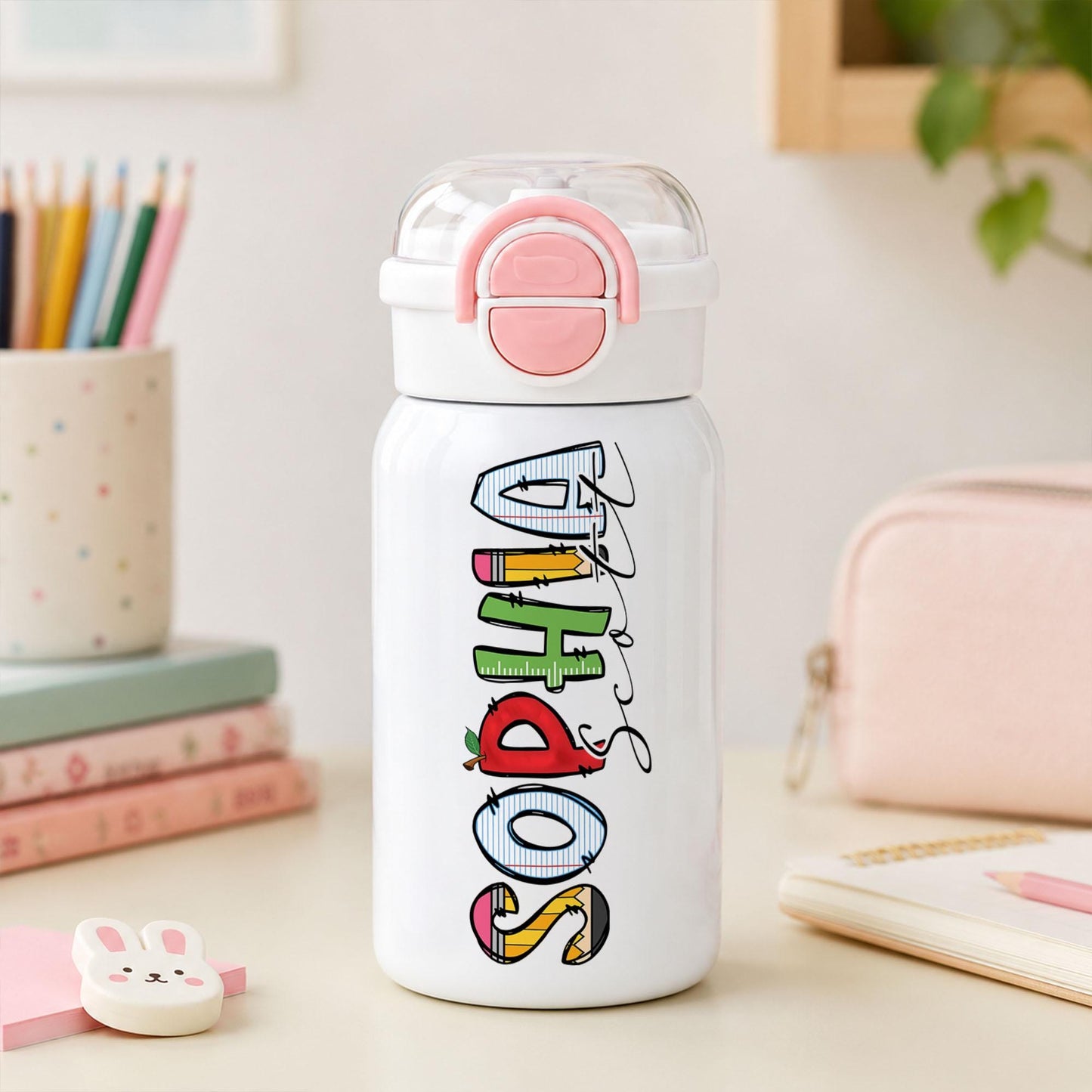 Personalized kids water bottle
