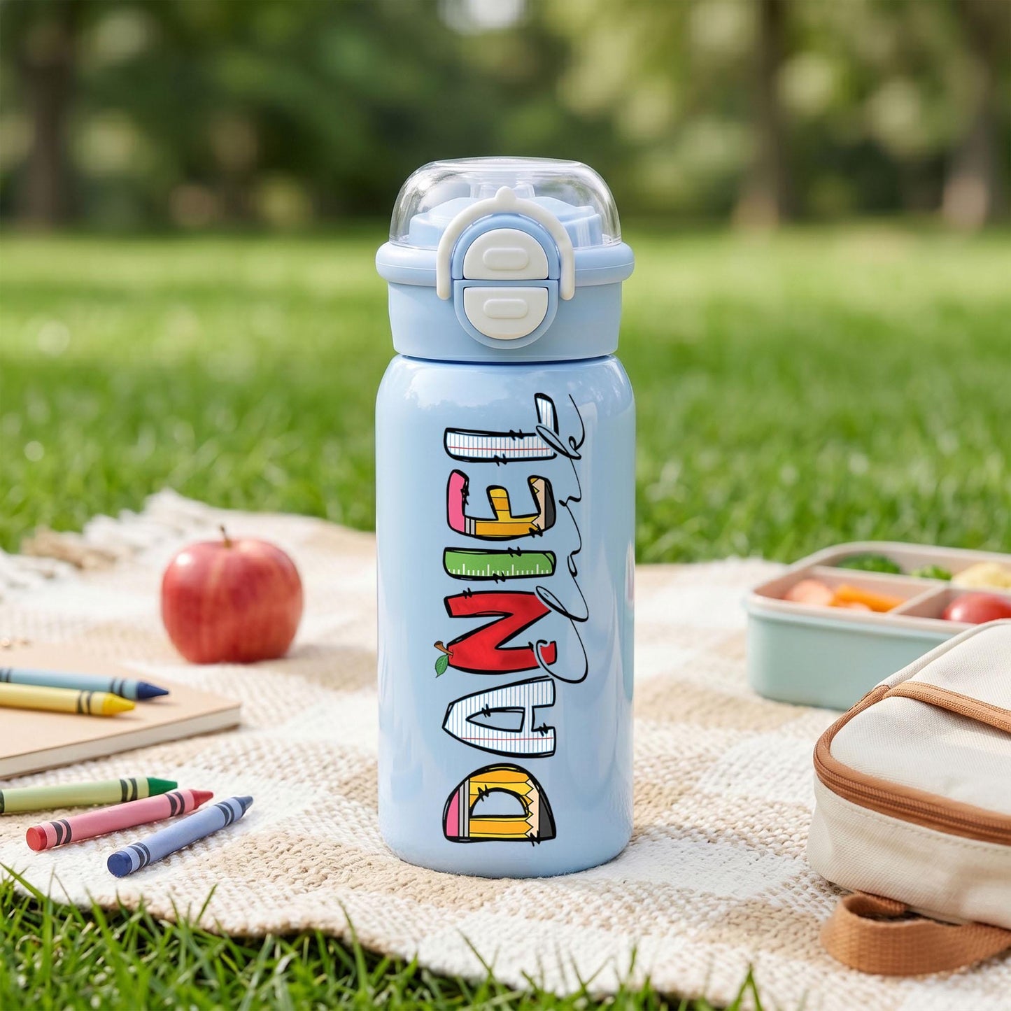 Personalized kids water bottle