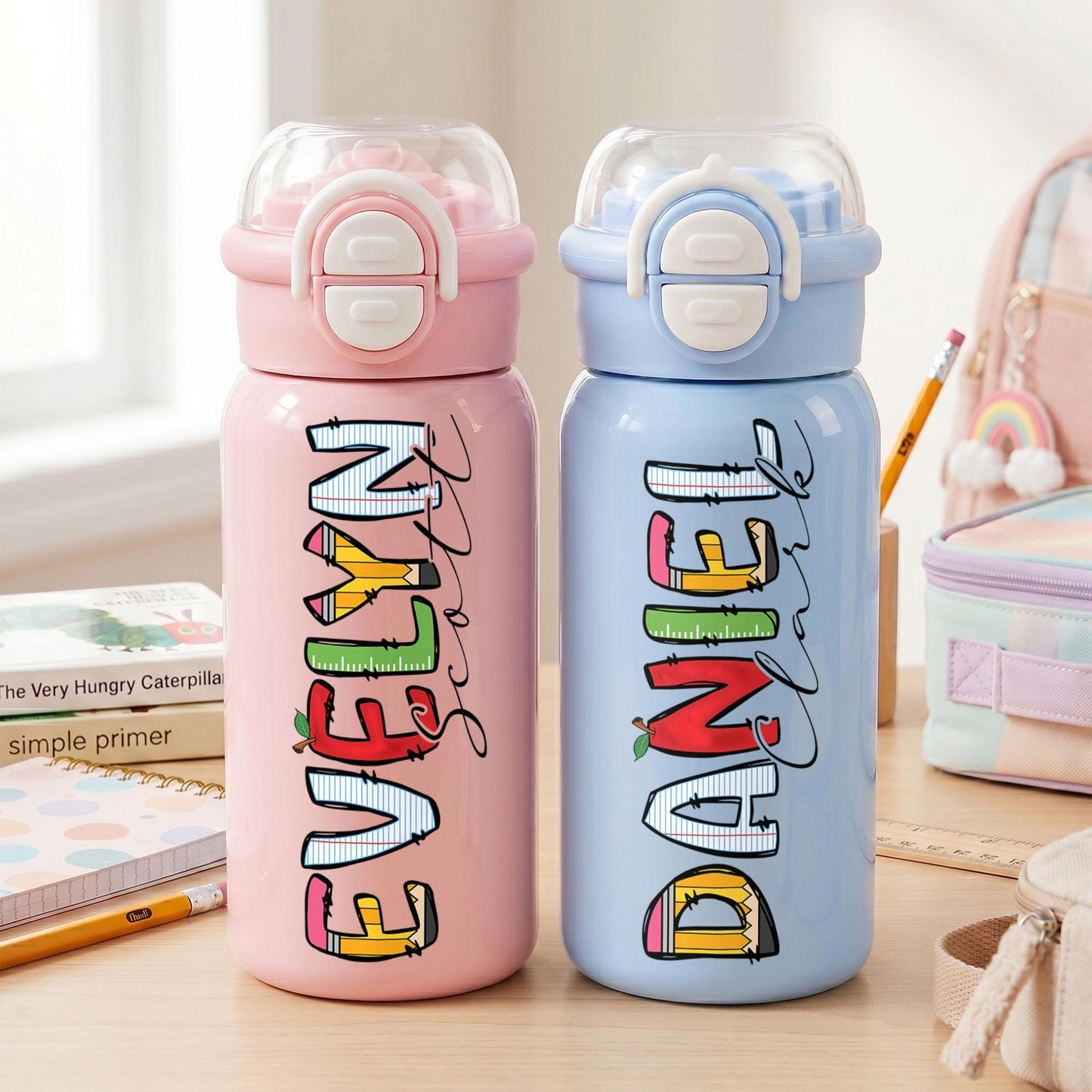 Personalized kids water bottle