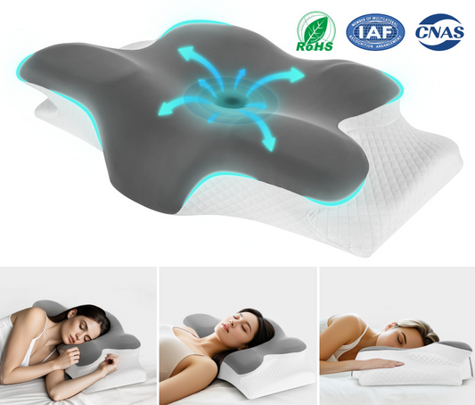 New butterfly-shaped memory foam neck pillow